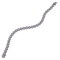 Faux Diamond Bracelet of single set stones