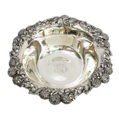 Early Tiffany & Co. Clover Pattern Silver Bowl