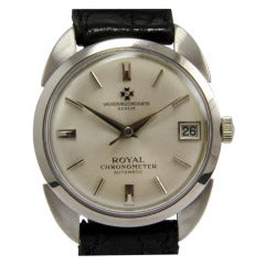 Vintage Vacheron & Constantin White Gold Chronomètre Royal Wristwatch