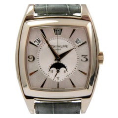 Patek Philippe White Gold Gondolo Calendario Wristwatch Ref 5135G
