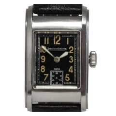 Vintage Jaeger-LeCoultre Stainless Steel Wristwatch