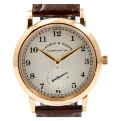 A. Lange & Söhne Pink Gold Wristwatch Ref 206.032