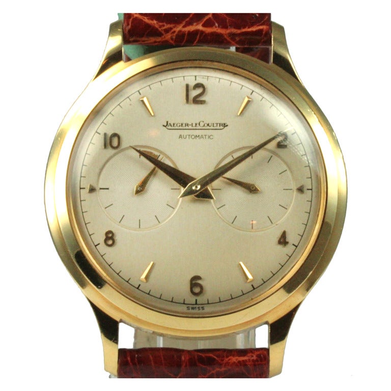 Jaeger-LeCoultre Yellow Gold Futurematik Wristwatch For Sale