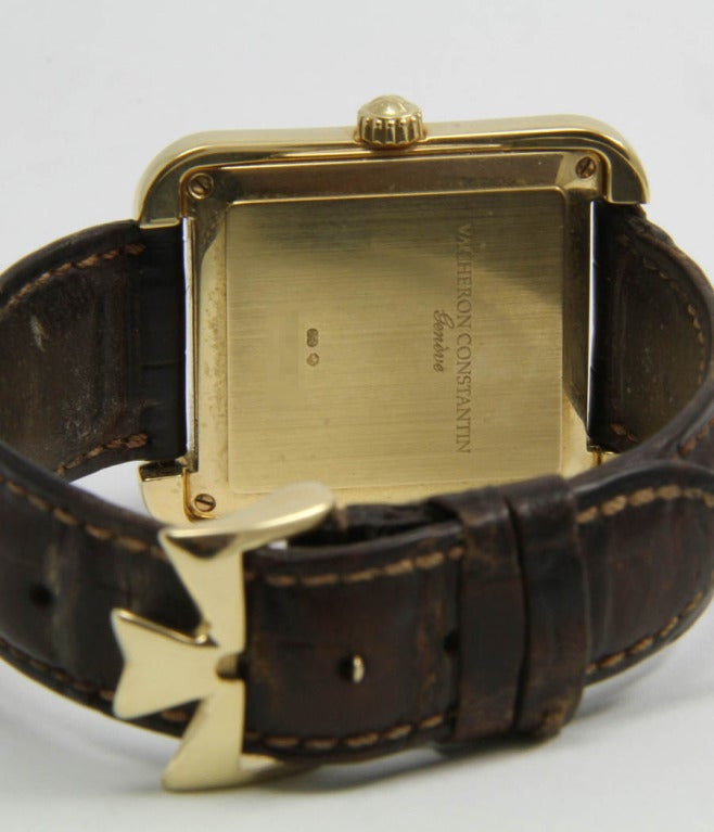 Women's or Men's Vacheron Constantin Yellow Gold Toledo Wristwatch with Date