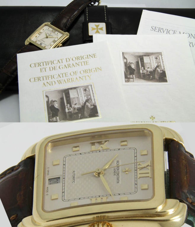 Vacheron Constantin Yellow Gold Toledo Wristwatch with Date 1