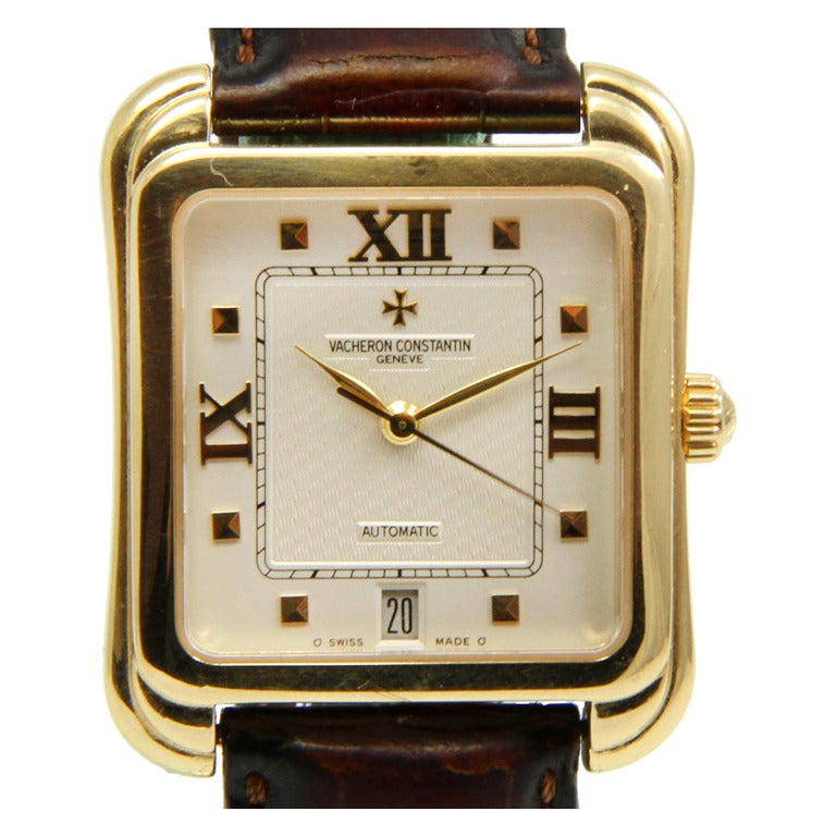 Vacheron Constantin Yellow Gold Toledo Wristwatch with Date