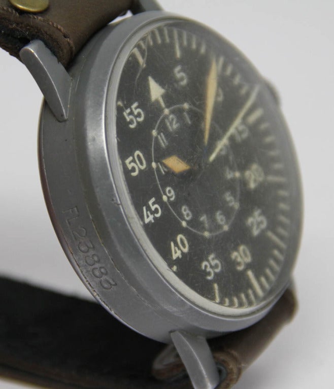 Laco-Durowe Stainless Steel Aviator Wristwatch Ref 23883