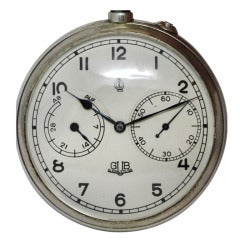 Vintage GUB Silver Deck Chronometer