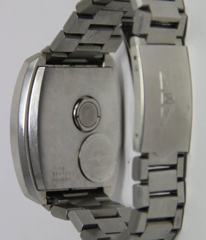 Longines Stainless Steel Ultra Quartz Wristwatch 2