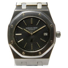 Vintage Audemars Piquet Stainless Steel Royal Oak Jumbo Wristwatch