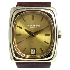 Patek Philippe Yellow Gold Beta 21 Quartz Wristwatch with Date Ref 3603