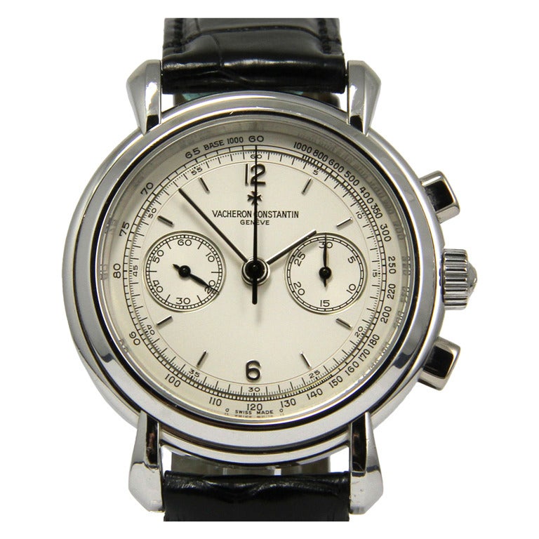 Vacheron Constantin Platinum Chronograph Wristwatch Ref 47111/P