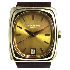 Patek Philippe Yellow Gold Beta 21 Quartz Wristwatch with Date Ref 3603