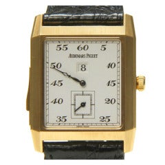 Retro Audemars Piguet Yellow Gold Minute Repeating Wristwatch with Jumping Hours