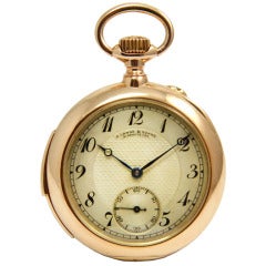 Vintage A.Lange & Söhne Pink Gold Pocket Watch