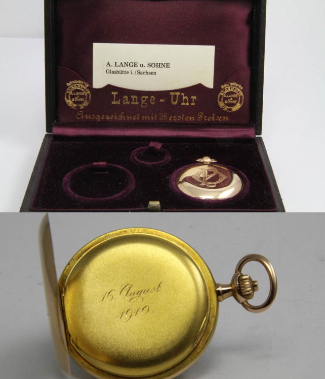 A. Lange & Söhne Lady's Rose Gold Pocket Watch 2