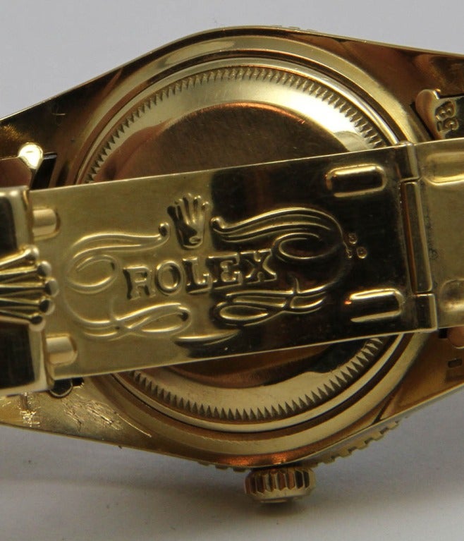 Women's or Men's Rolex Yellow Gold GMT-Master Wristwatch Ref 6542 with Original Bakelite Bezel For Sale