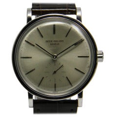 Patek Philippe White Gold Automatic Wristwatch Ref 3429