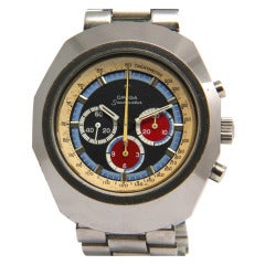 Retro Omega Stainless Steel Seamaster "Anakin Skywalker" Chronograph Wristwatch Ref 146.023