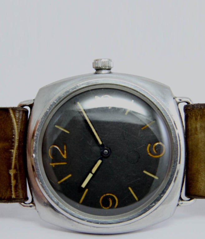 Panerai Stainless Steel Attack Diver Radiomir Wristwatch Ref 3646 In Good Condition In Munich, Bavaria