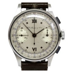 H. Moser & Cie. Stainless Steel Chronograph Wristwatch