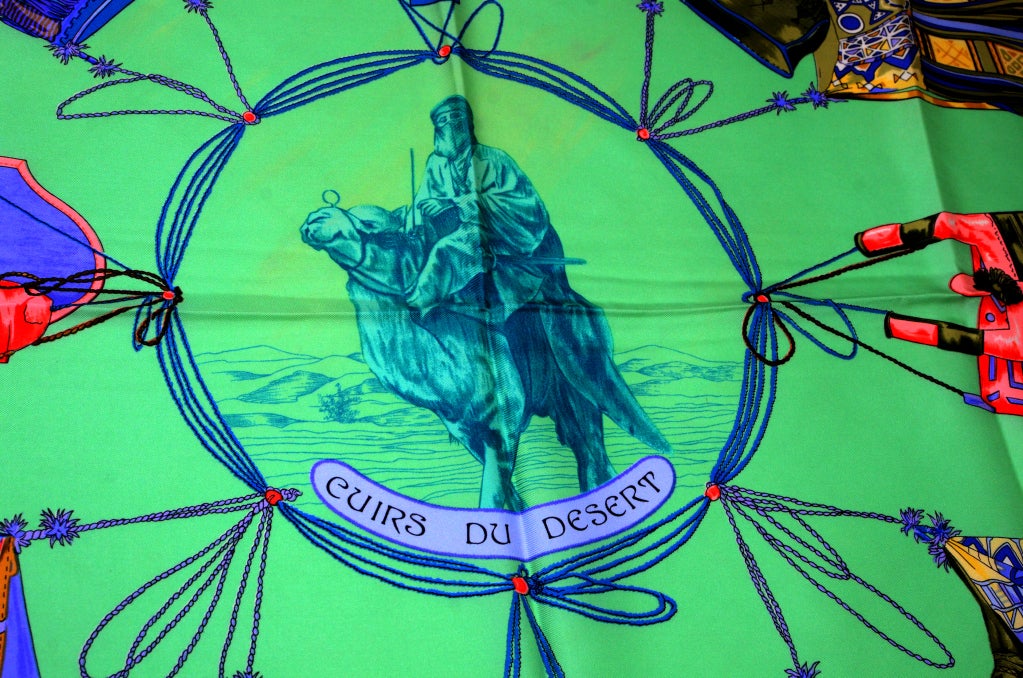 Women's Hermes Scarf - Cuirs Du Desert