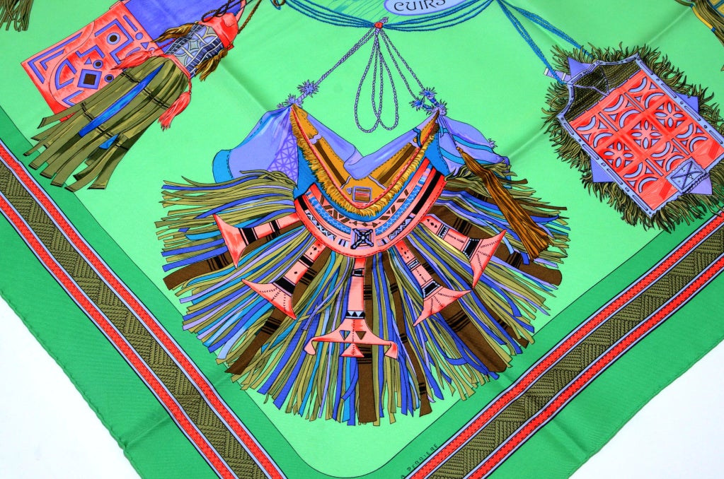 Hermes Scarf - Cuirs Du Desert 1