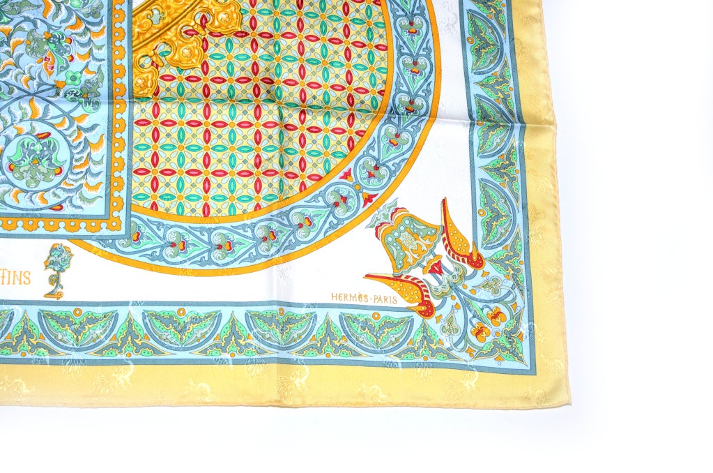 Hermes Scarf - Ciels Byzantins In Excellent Condition In Houston, TX