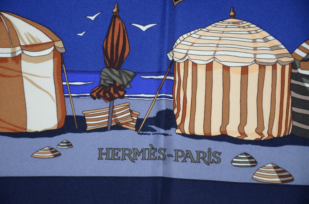 Hermes Scarf - Charmes De Plages - Normandes Beaches 1