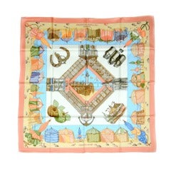 Hermes Scarf - Charmes des Plages Normandes – Beaches