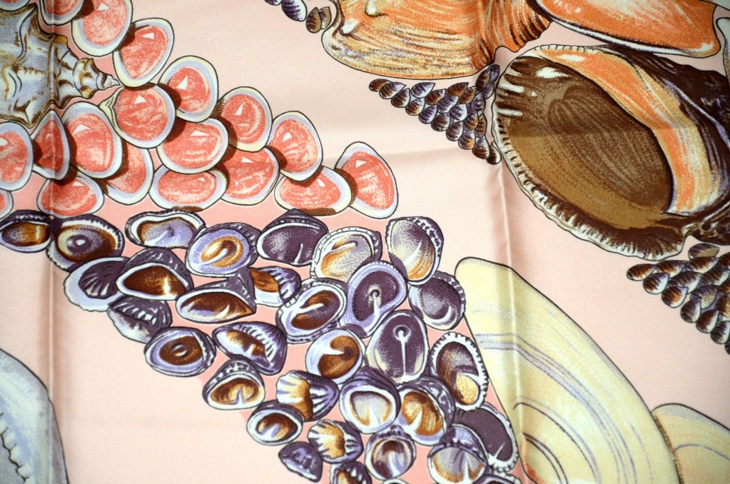 Hermes Scarf Rocaille II In Good Condition In Houston, TX