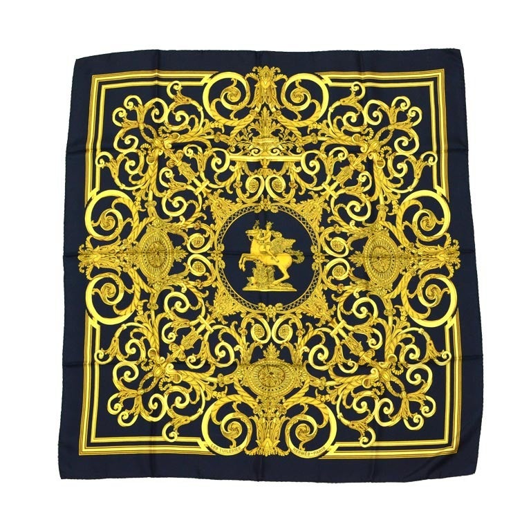 Hermes scarf - Les Tuileries at 1stdibs