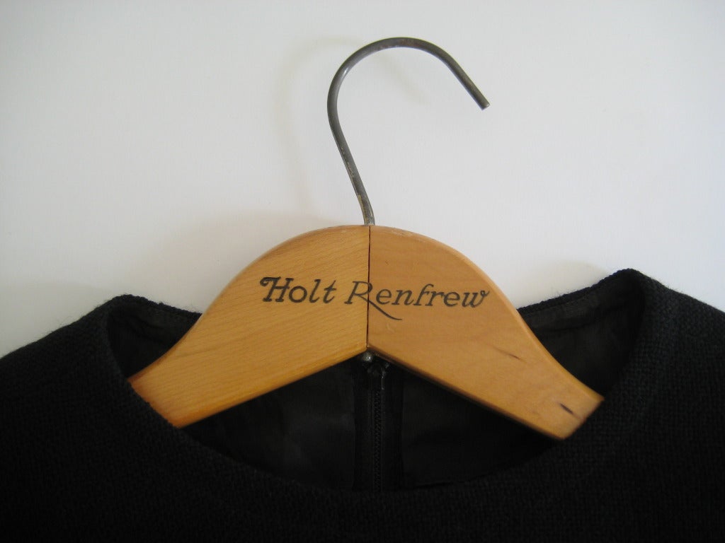 1960s Holt Renfrew Coat and Dress Ensamble For Sale 3