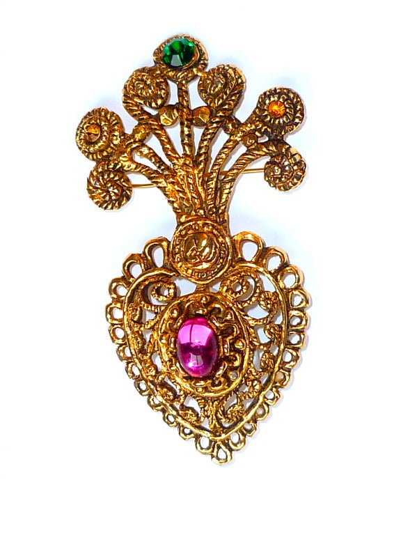 Women's Christian Lacroix Limited Edition Brooch for Christmas 1990