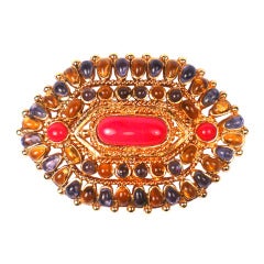 1993 Chanel Haute Couture Brooch by Gripoix
