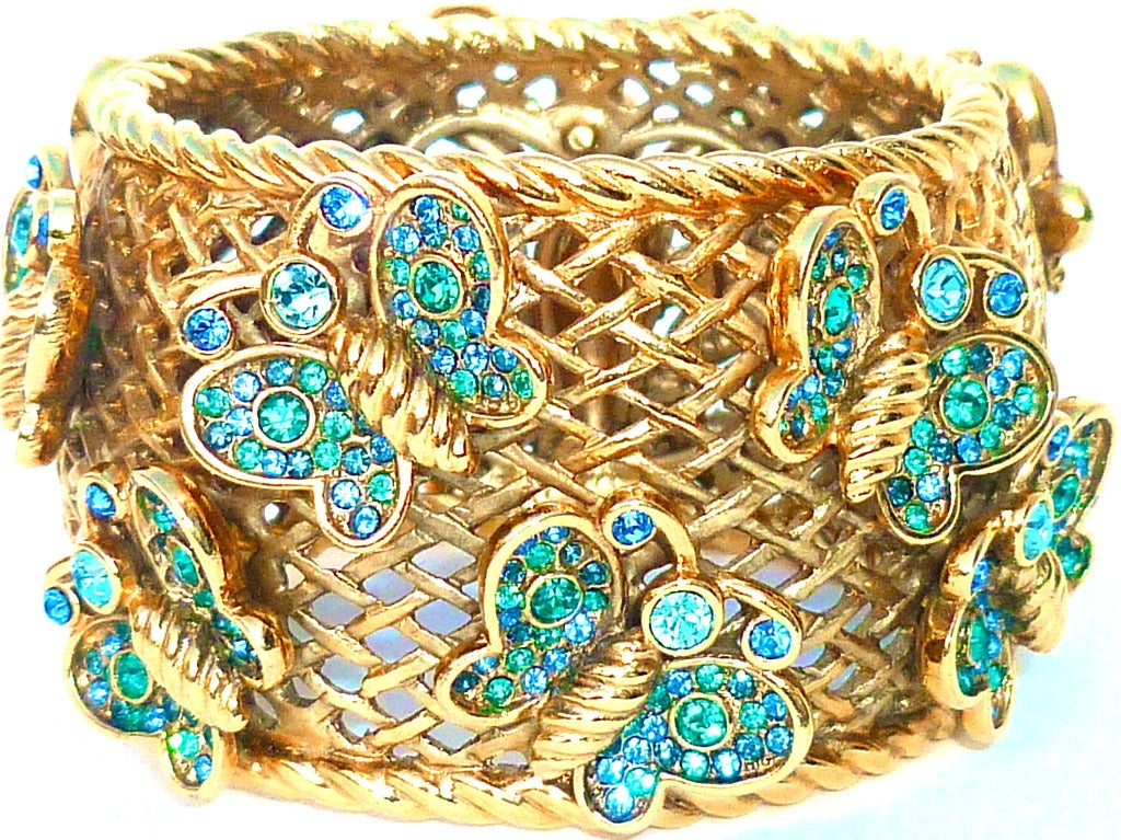 1980s Christian Dior Défilé Haute Couture Cuff In Excellent Condition In New York, NY