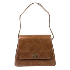 Chanel Brown Quilted Flap