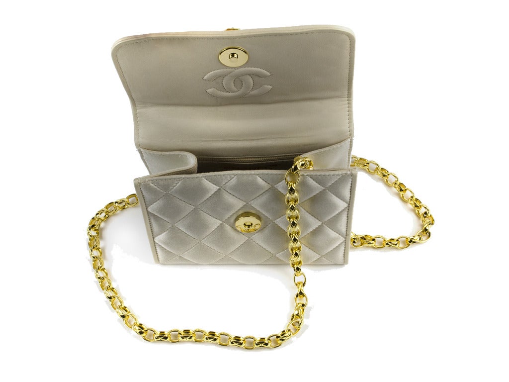 Women's Chanel Vintage Gripox Jeweled Flap Bag