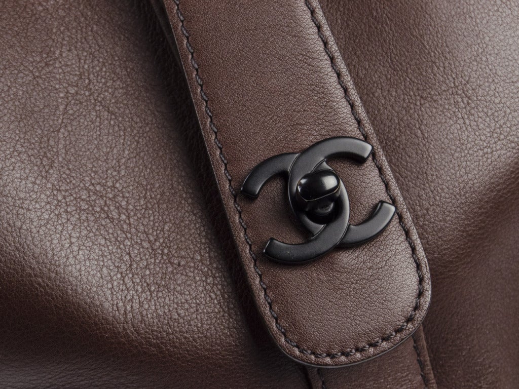 Women's Chanel Brown Leather Tote