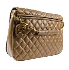 Chanel Quilted Messenger Bag