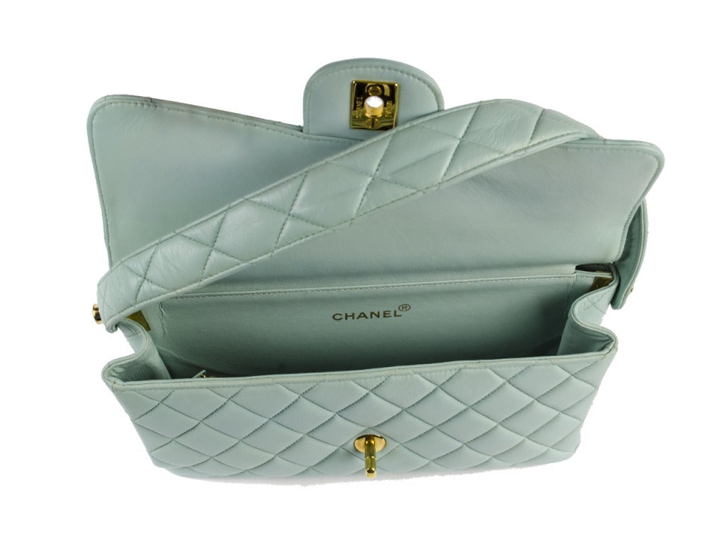 Chanel Vintage Double Flap Bag For Sale 2