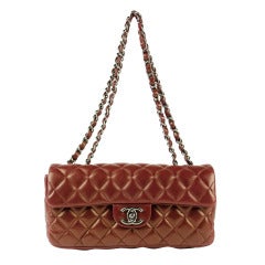 Chanel Red East/West Flap Bag