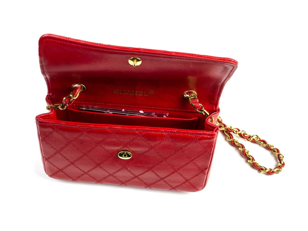 Women's Chanel Red Flap Bag