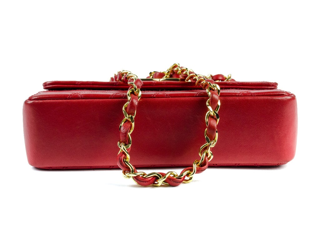 Chanel Red Flap Bag 2
