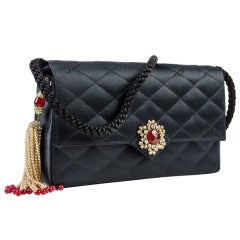 Chanel Jeweled Satin Bag