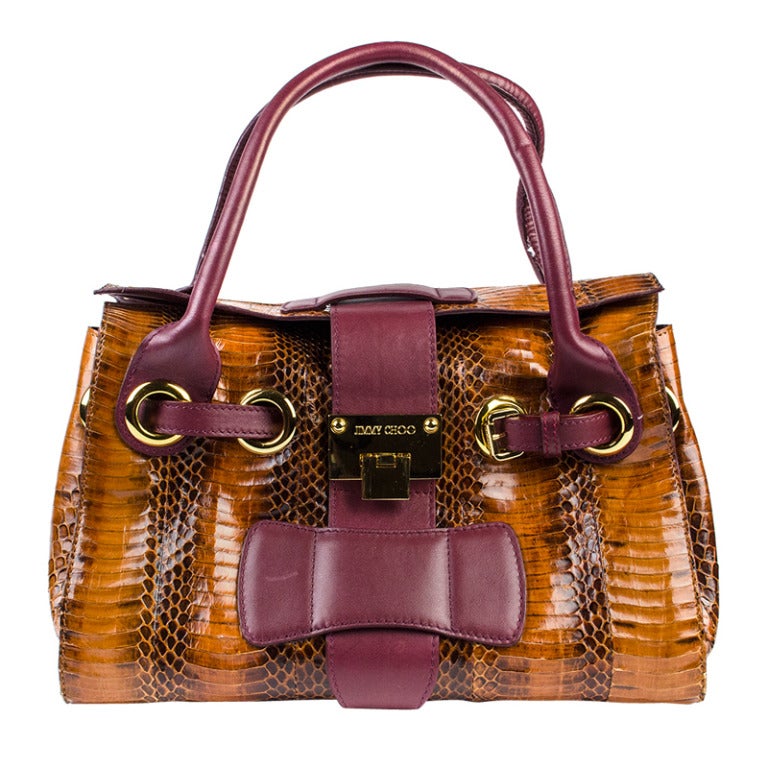 Estremamente rara la borsa Tote in coccodrillo Jimmy Choo Ramona in vendita