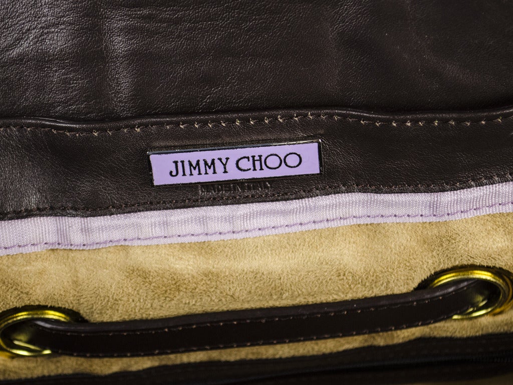 Women's Extremely Rare Jimmy Choo Ramona Crocodile Tote Bag For Sale
