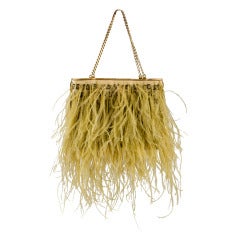 Chanel Ostrich Feather Vintage Bag