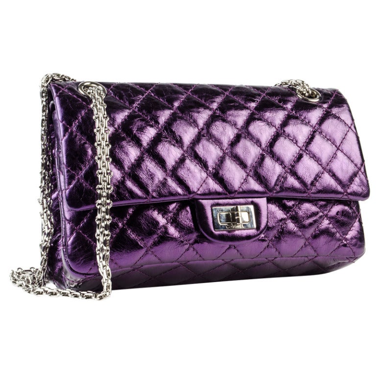 Chanel Metallic 2.55 Quilted Reissue Flap Bag New