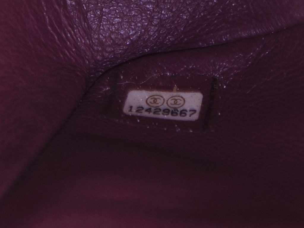 Chanel Violette Purple Lambskin Leather Medium Double Flap Bag 1